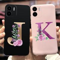 ราคา เคสสำหรับ Xiaomi Redmi A1 Redmi A1 Plus ดอกไม้สุดหรูตัวอักษรคลุมเคสสำหรับ Xiaomi A1 A1 Xiaomi Redmi ปลอกซิลิโคนอ่อน (17344403200)