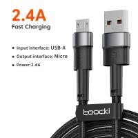 ราคา สายไมโคร USB Toocki สายชาร์จเร็วสำหรับ Samsung Redmi นาฬิกาข้อมืออัจฉริยะแอนดรอยด์ Xiaomi Huawei โทรศัพท์มือถือไมโคร USB สายดาต้าเครื่องชาร์จ USB (17575635899)