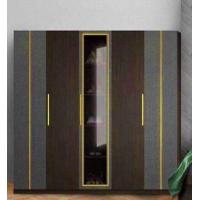 ราคา SHOP NBL ตู้เสื้อผ้า 200 Cm MODEL CAIRO ดีไซน์สวยหรู สไตล์ยุโรป 5 ประตูบานเปิด สินค้าขายดีมาก แข็งแรงทนทาน ขนาด 200x60x200 Cm (14995061646)