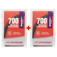 ราคา CHAOYANG ยางใน จักรยาน ขนาด700x23 28C จุ๊บFV80FT แพ็ค2เส้น รหัส Y124139 (390812409)