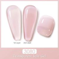 ราคา Arte Clavo 15ml Gel Translucent Jelly Gel Lacquer Nail UV Gel Art Hybrid Soak Off Nails Lakiery Hybrydowe Vernis Top Coat Polish (21057003715)