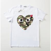ราคา New CDG PLAY T shirt Men Woman Clothing Cal Boys Girls Cotton Embroidery Love Hip Hop Comme des Garcons T shirts HLF (17248021593)