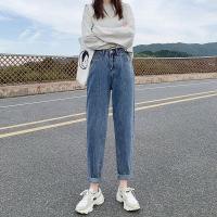 ราคา กางเกงยีนส์ ผญ2024 ฤดูร้อนเวอร์ชั่นเกาหลี กางเกงยีนส์ผู้หญิงแฟชั่น เอวสูง ทรงเดฟสกินนี่ ปลายขารุ่ย กางเกง ผญง มูลค่าการซื้อ ผ้ายืด คุณภ (13662114715)