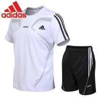 ราคา ของแท้อย่างเป็นทางการ กระเป๋าadidas official store อาดิดาสกีฬาชุดผู้ชายเสื้อยืดแขนสั้นกางเกงขาสั้นหลวมวิ่งกางเกงขาสั้นฟุตบอล (14239173706)