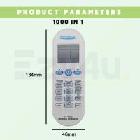 ราคา 2000 In 1 Universal Aircond รีโมทคอนลเครื่องปรับอากาศรีโมทคอนล KT B02 Sanyo Haeir Carrier Daewoo Sharp Fujitsu Remote (18021793975)