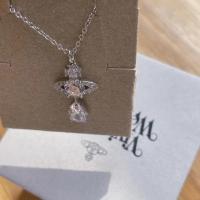 ราคา Vivienne แท้แท้ Westwood Queen แม่ของ West Saturn สร้อยคอเพชร Zircon แบบน้ำตานางเงือกจี้ดีไซน์เฉพาะกลุ่มโซ่ไหปลาร้าหรูหราสำหรับผู้หญิงสินค้าใหม่ (20650977519)