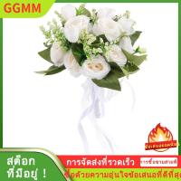 ราคา LZD Gadpiparty ช่อดอกไม้เจ้าสาวช่อดอกไม้งานแต่งงานช่อดอกไม้กรีนเนอรี่สำหรับช่อดอกไม้สำหรับงานแต่งงานช่อดอกไม้ Ramos De Novia ดอกไม้ประดิษฐ์เจ้าสาวดอกกุหลาบสีขาวช่อดอกไม้แห้ง (21040235198)
