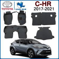 ราคา little bird พรมปูพื้นเข้ารูปรถยนต์ Toyota C HR CHR ปี2017 2021 6PCS หนัง PVC 12สี พรมปูพื้นรถยนต์ พรมรถยนต์ (1072408395)