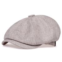 ราคา Mens Casual Newsboy Hat Adjustable Dad Hat Spring and Autumn Retro Truck Beret Hundred Matching Accessories (11456803839)