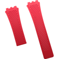 ราคา 28x22mm Red Blue Black Soft Silicone Rubber Watchband For Tag Heuer strap Breathable Band folding buckle For CARRERA Bracelet (15205443019)