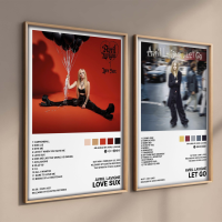 ราคา Avril Lavigne Music Album Cover โปสเตอร์สำหรับตกแต่งห้องและบาร์ (20057927138)