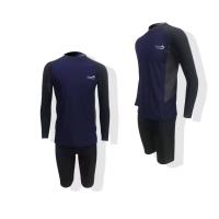 ราคา 91015 TBL ชุดว่ายน้ำผู้ชาย เซต 2 ชิ้น เสื้อแขนยาวกางเกงขาสั้น (17328759991)