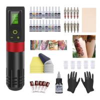 ราคา เครื่องสัก เครื่องสักไร้สาย tattoo machines พอร์ตชาร์จ Type C wireless tattoo pen ปากกาสักไร้สายเครื่องสักปากกา (21259584086)