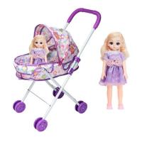 ราคา Baby Stroller for Dolls Realistic Folding Baby Doll Stroller Set Fun Play Combo Stroller Set for Babies Infant Toddlers Girls Kids effectual (18423714813)