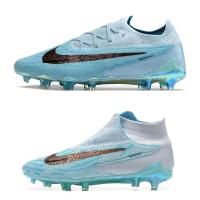 ราคา High top Phantom GX double layer waterproof fish silk fully knitted long spike FG football shoes Ronaldo game training mens and womens shoes (20531074029)