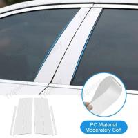ราคา 6ชิ้นเอฟเฟกต์กระจกโครเมี่ยมประตูรถตรงกลางเสา B C รถยนต์ Toyota Yaris ตัดขอบ XP150แฮทช์แบค2014 2023หน้าต่างคอลัมน์หน้าต่างพีซีวัสดุสติกเกอร์ (20582982670)