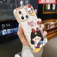 ราคา JIUMOO เคสสำหรับ Xiaomi Redmi 12C 12 A1 S2 Y2 A2 POCO C55 F5 Pro เคสการ์ตูนน่ารักหิมะสีขาวสุดหรูชุบแบบนิ่มลายขอบสี่เหลี่ยมเคสมือถือกรอบซิลิโคนชุบเลนส์กล้องถ่ายรูปปิดคลุมป้องกันการกระแทก (20894088282)
