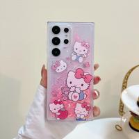 ราคา เคสนิ่มมีไฟ Sanrio Hello Kitty ลายการ์ตูนน่ารักสำหรับ Samsung S23Ultra S23Plus S22Ultra S22Plus เคสสำหรับ Galaxy โทรศัพท์ S23 S22 S21 S20 Note20 10 9 8 Ultra Plus Pro ฝาครอบป้องกันโทรศัพท์โทรศัพท์มือถ
