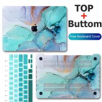 ราคา เคสลายหินอ่อนด้านล่างสำหรับ Macbook Air 2022 2023เคส M2 M1 A2681เรตินา13 14 16นิ้ว A2780 A2779 Pro 13 14พิมพ์สองด้าน (18793562861)