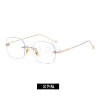 ราคา แว่นตา แว่นสายตาสั้น แว่นไร้ขอบ แว่นสายตา ค่าสายตา 100 ถึง 400 แถมผ้าเช็ดแว่นกระจก (10517329847)