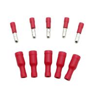 ราคา 100pcs Insulated Electrical Wire Crimp Connector 22 10AWG Female Male Bullet Butt Terminals Assorted Car Accessories (20767182701)