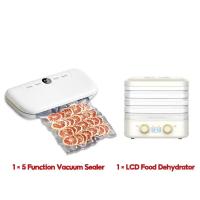 ราคา LAHOME R2 WHITE อาหาร Dehydrator ไฟฟ้าเครื่องอบอาหาร Double KNOB ควบคุม Dehydrator สำหรับอาหารและ Jerky ผลไม้ปรับอุณหภูมิควบคุม (18220446383)