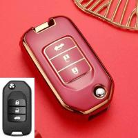 ราคา NEW For Honda Car Key Cover CITY HRV BRV JAZZ CRV ACCORD CIVIC Key Cover Honda Car Key Accessories (16016904103)
