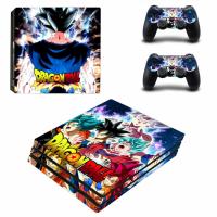 ราคา อะนิเมะโกคุ PS4 Pro สติ๊กเกอร์สกินสติ๊กเกอร์ครอบสำหรับ PlayStation 4 PS4 Pro คอนโซลและตัวควบคุมสกินไวนิล (11642557181)