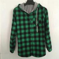 ราคา Men Women Casual Red Plaid Shirt Hooded Long Sleeve England Shirt Tops Men Harajuku Black Checkered Blouse Couple Clothes (12996228380)