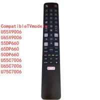 ราคา Tcl รีโมตคอนโทรล rc802n yai3 สําหรับ TCL LCD TV u55xwire u65x75055dp660 65dp660 u55c7006 u65c7006 u75c7006 (20935882901)