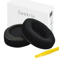 ราคา Geekria Comfort Velvet Earpads for PC 350 HD 280 PRO HD580 Urbanite XL and Other Over Ear Headphones Ear Cups Ear Covers Ear Cushion Earpad Repair Parts Black Velvet (4622606937)