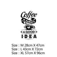 ราคา โปสเตอร์จิตรกรรมฝาผนังประตูกระจกกันน้ำสำหรับตกแต่งห้องครัวร้านค้าร้านกาแฟสติ๊กเกอร์แปะประตูกาแฟไวนิลสุดสร้างสรรค์หรือของตกแต่งหน้าต่าง (19709020479)