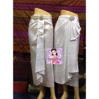 ราคา ผ้าถุงจับจีบสำเร็จพร้อมใส่ แบบป้ายติดตะขอ ฟรีไซส์ (19286896281)