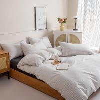 ราคา ผ้าปูที่นอนMUJI STYLE ขนาด 3 5ฟุต 5ฟุต 6ฟุต 14นิ้ว Bed Sheet Cotton100 (21087951777)