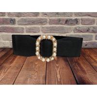 ราคา เข็มขัดยางยืดกว้าง3หัวทองเกี่ยวเส้นใหญ่ดำมาแล้ว (15600187928)