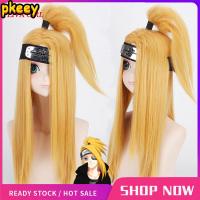 ราคา Naruto Akactukiวิกผมคอสเพลย์ฮาโลวีนDeidara CosplayวิกผมสำหรับชายวิกผมสีทองHairpieceเครื่องแต่งกาย (6742276137)