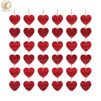ราคา 2m Love Shape String Garland Hanging Banner Ornaments Wedding Supplies For Valentines Day Decoration (21054880369)