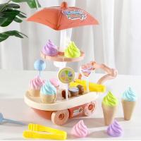 ราคา รถเข็นไอติมเด็ก ชุดรถเข็นไอศกรีมของเล่น รถเข็นขนมหวานขนาดเล็ก 28PCS (20834448952)