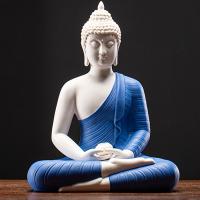 ราคา Spot parcel post Large Ceramic Sakyamani Statue Amitabha Buddha Thai Buddha Home Living Room Entrance Decoration Lighting Ornaments (20888145835)