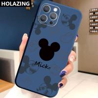ราคา เคสโทรศัพท์สำหรับ iPhoneเคสป้องกันเลนส์กล้องสีดำลายการ์ตูนมิกกี้มินนี่น่ารักแฟชั่นสำหรับ iPhone 11 12 Mini 13 Pro X XS Max 7 8 Plus SE 2020 (14677752501)