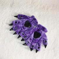 ราคา ผู้ใหญ่ Kigurumi ถุงมือ Flannel ถุงมืออุ้งเท้าไดโนเสาร์ Pikachu การ์ตูนนิ้วมือกรงเล็บแมวถุงมือปาร์ตี้วันฮาโลวีนน่ารัก Mittens (9672309914)