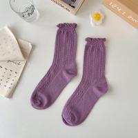 ราคา ธรรมดาแฟนซีข้อมือผู้หญิงลูกเรือถุงเท้านักเรียนสาวฝ้ายตาข่ายกลางถุงเท้าถุงเท้า (14834030844)