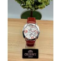 ราคา ORIENT นาฬิกา ผู้หญิงสแตนเลส ระบบควอตซ์ สายหนังแท้ ลายผีเสื้อ กล่อง ใบประกัน (19324994909)