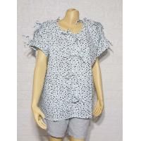 ราคา เสื้อสำหรับผู้ป่วยหนัก ผู้ป่วยติดเตียง ใส่ง่าย ผูกหน้า ผูกไหล่ ผ้าฝ้าย 100 ซับเหงื่อ แห้งเร็ว มีหลายไซส์ เสื้อผู้ป่วย เสื้อคนไข้ (11687043009)