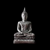 ราคา พระพุทธรูป ปางสมาธิ ปางตรัสรู้ Buddha statue ลายแกะสลักศิลปะทิเบต มี 5 สีให้เลือก พระหน้าตัก 3 5 นิ้ว (14421557194)