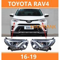 ราคา For Toyota Rav4 2016 2019 HEADLAMP HEADLIGHT LENS HEAD LAMP FRONT LIGHT ไฟหน้า เลนส์ไฟหน้า ไฟหน้าสําหรับ ไฟท้าย (20849341939)