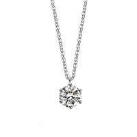 ราคา New Trendy 925 Sterling Silver AAA Zircon Choker Necklaces Simple Shiny Diamond CZ Pendants For Women Fine Jewelry NK126 Fashion Chain Necklaces (20224243167)