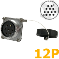 ราคา WS28 ZZF 12 ปลั๊กเหล็ก Metal Connector Aviation Plug Weipu Connector WS28 ปลั๊กเหล็ก 28มิล 28mm Metal Connector ปลั๊กเหล็ก Male Female Connectors Socket Aviation Plug คอนเนคเตอร์เหล็ก คอนเนคเตอร์ตัวผู