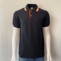 ราคา เสื้อโปโล Atiko สีดำ ปกขลิลขาวส้ม เสื้อโปโลชาย ทรงตรงมีกระเป๋าที่หน้าอก เสื้อโปโลหญิง ทรงเข้ารูป เนื้อผ้านุ่ม สวมใส่สบาย (672218792)