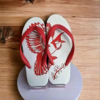 ราคา ช้างดาวแกะลาย นกกรงหัวจุก พร้อมส่ง รองเท้าแกะลาย ช้างดาวแท้ แกะสลัก (21163241177)